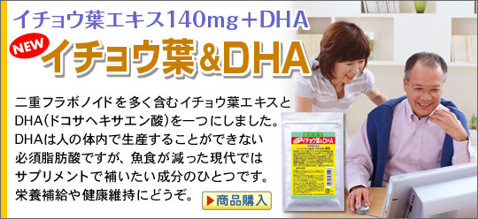 イチョウ葉エキス140mg＋DHA イチョウ葉&DHA