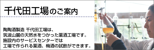 陶陶酒製造 千代田工場のご案内